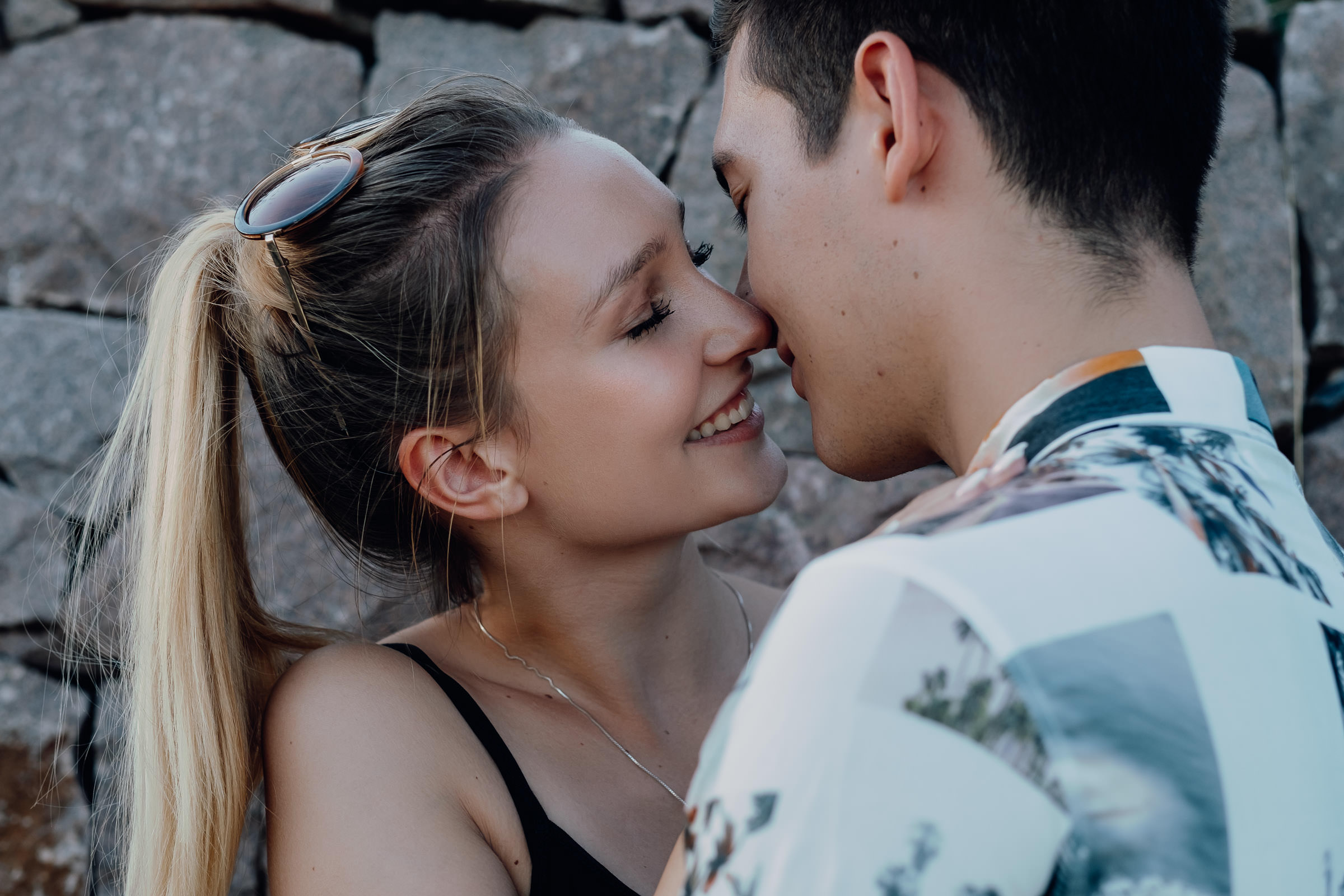 Sinnlicher Kuss in den Weinbergen Radebeuls