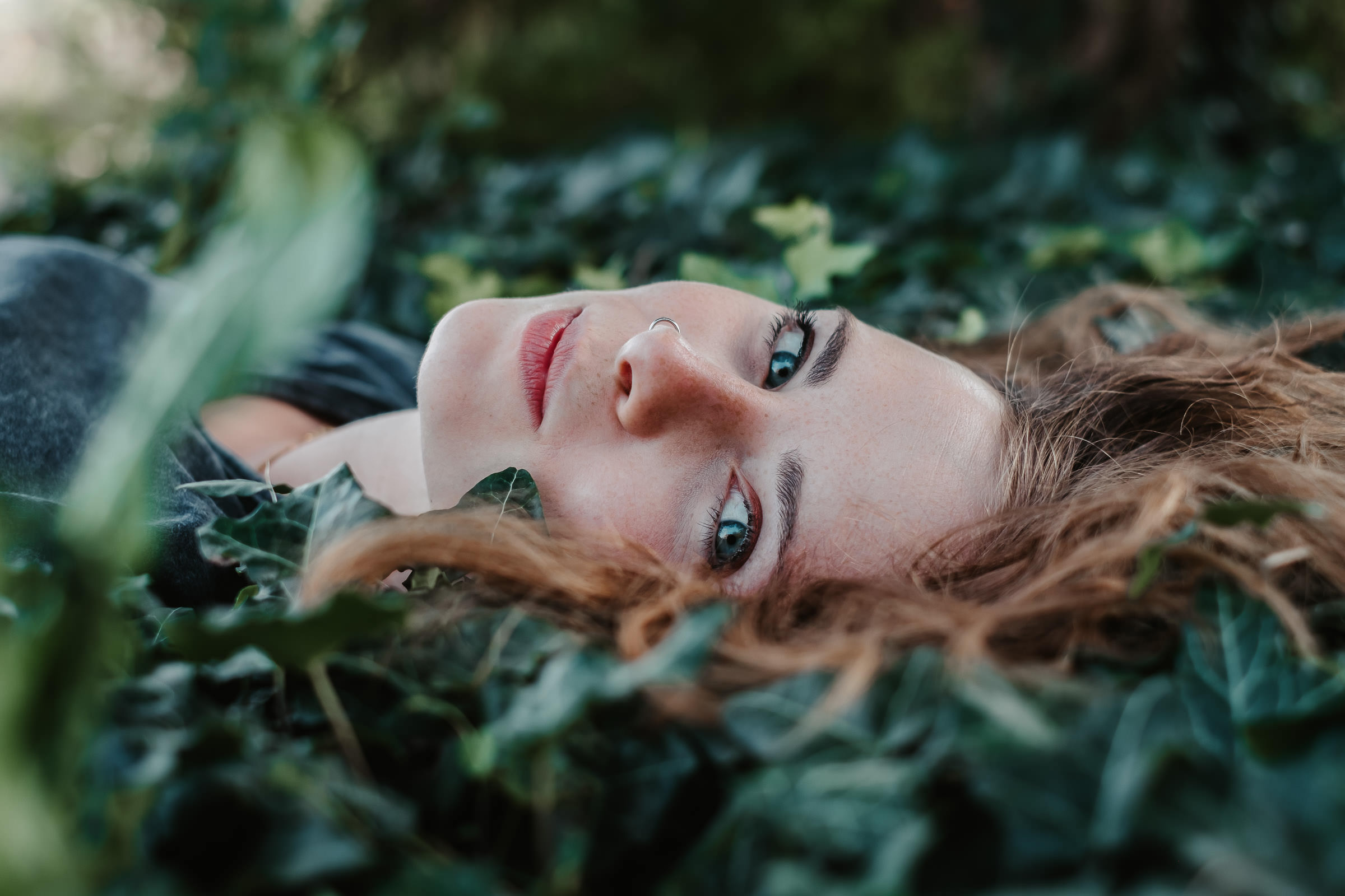 Portraitshooting im Efeu an der Elbe in Dresden